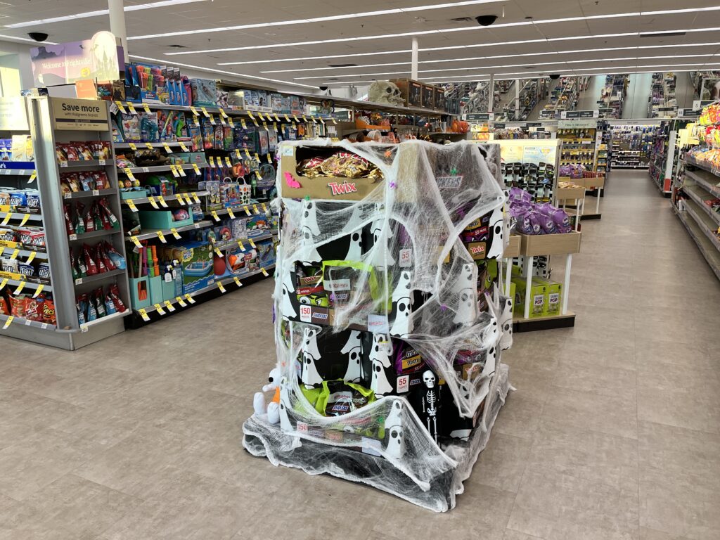 Halloween Candy Display